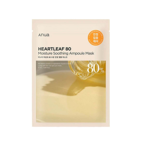 Anua - Mascarilla hidratante en ampollas Heartleaf 80