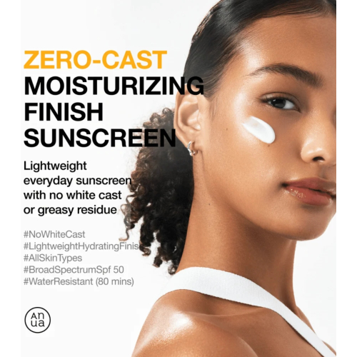 Anua - Protector solar facial Zero-cast SPF50+ PA++++