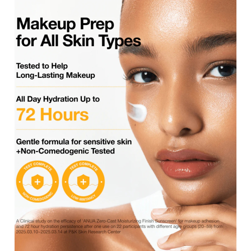 Anua - Protector solar facial Zero-cast SPF50+ PA++++