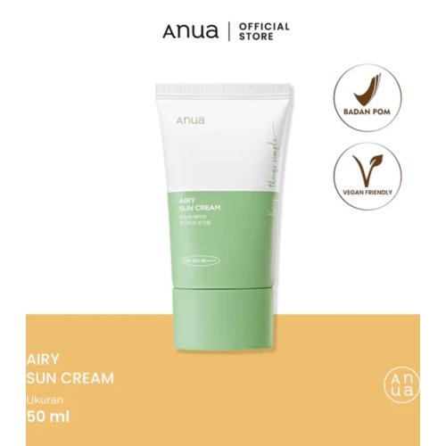 Anua - Protector solar SPF50+ PA++++ Airy