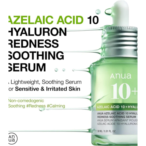 Anua - Sérum antiacné con ácido azelaico 10+ y ácido hialurónico