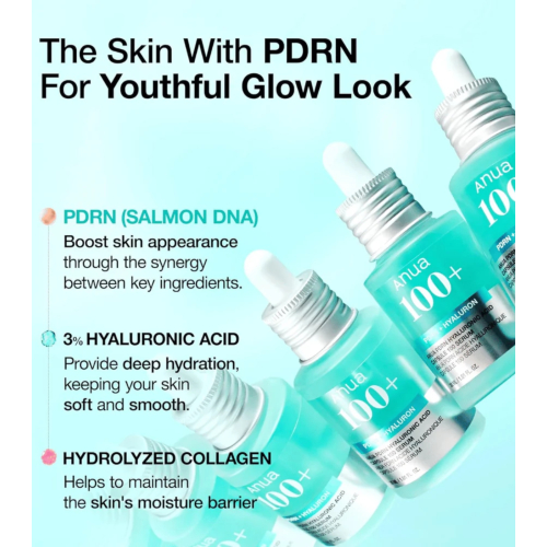 Anua - Sérum hidratante con ácido hialurónico PDRN Capsule 100