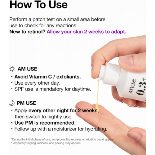 Anua - Sérum renovador Retinol 0.3% + Niacinamida