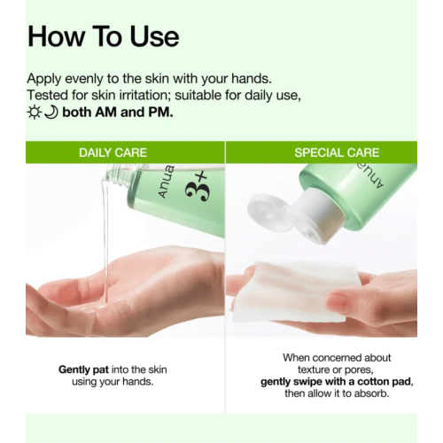 Anua - Tónico facial con ácido azelaico Skin Clarifying Toner