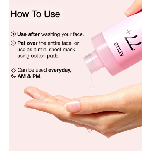 Anua - Tónico facial iluminador Peach 77 Niacin Essence