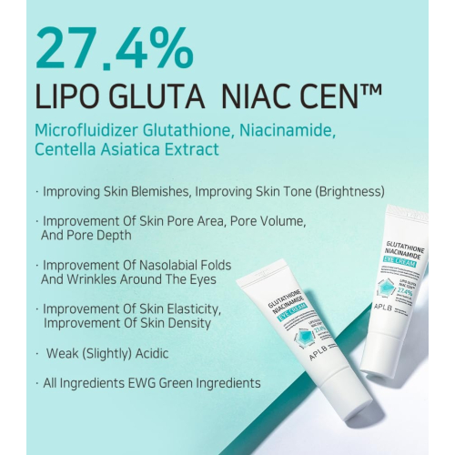 APLB - Contorno de ojos iluminador Glutathione Niacinamide