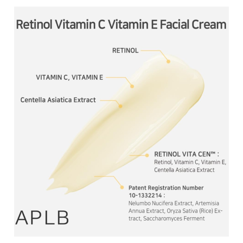 APLB - Crema facial pieles maduras Retinol Vitamin C Vitamin E