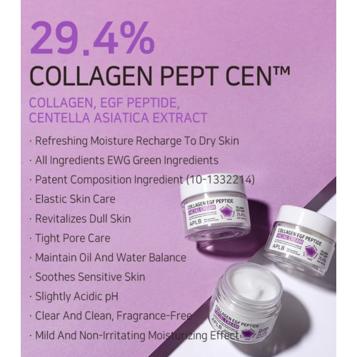 APLB - Crema facial reafirmante Collagen Egf Peptide