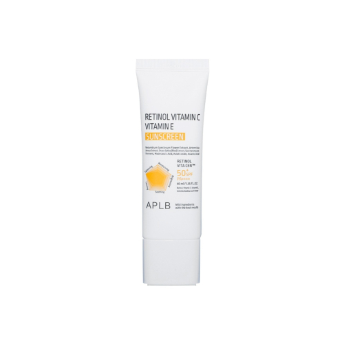 APLB - Protector solar facial Retinol Vitamin C Vitamin E SPF50+ PA++++
