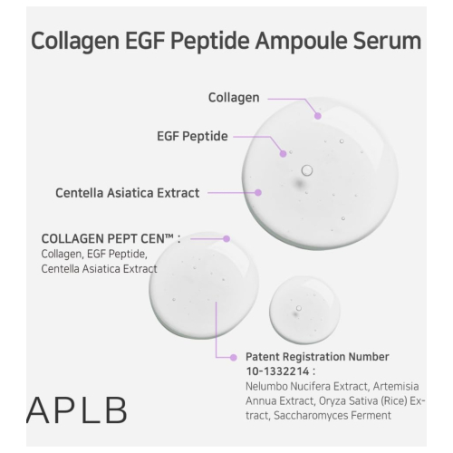 APLB - Sérum facial concentrado Collagen Egf Peptide