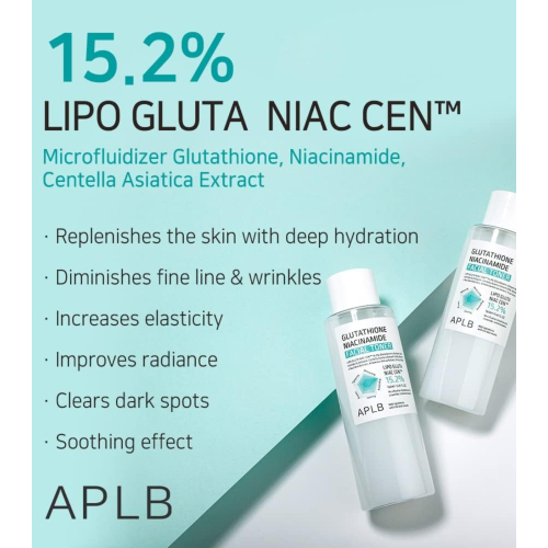 APLB - Tónico facial hidratante Glutathione Niacinamide