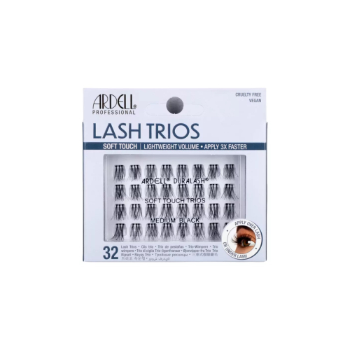 Ardell - Pestañas postizas Soft Touch Lash Trios - Medium Black