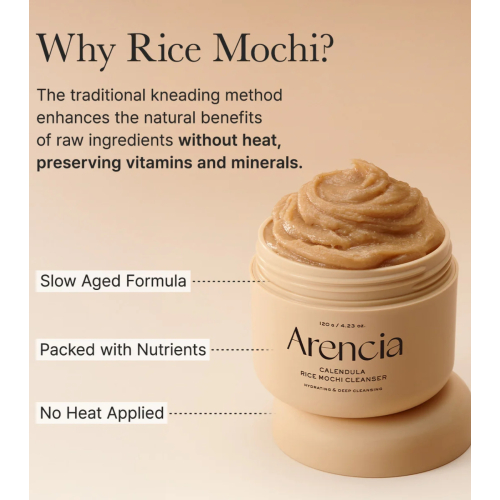 Arencia - Limpiador facial Calendula Rice Mochi