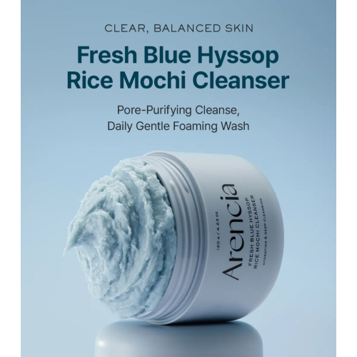 Arencia - Limpiador facial Fresh Blue Hyssop Rice Mochi