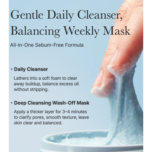 Arencia - Limpiador facial Fresh Blue Hyssop Rice Mochi