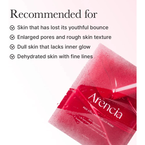 Arencia - Mascarilla facial Red Collagen Jello