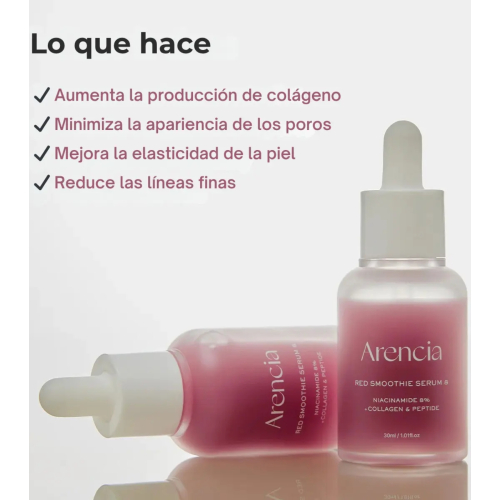 Arencia - Sérum iluminador Fresh Red Smoothie Serum 8