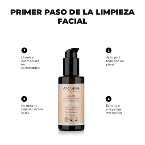 Arganour - Aceite desmaquillante Bio