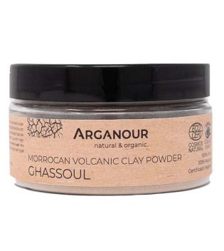 Arganour - Arcilla volcánica en polvo para rostro y cabelllo