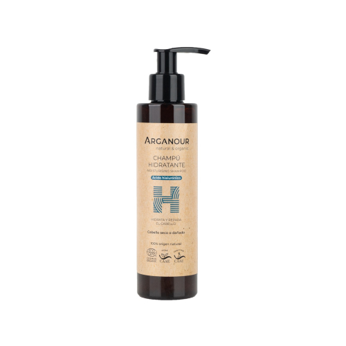 Arganour - Champú hidratante con ácido hialurónico - Cabello seco o dañado