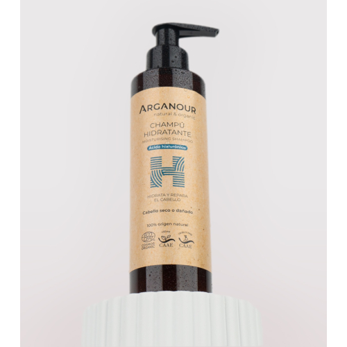 Arganour - Champú hidratante con ácido hialurónico - Cabello seco o dañado