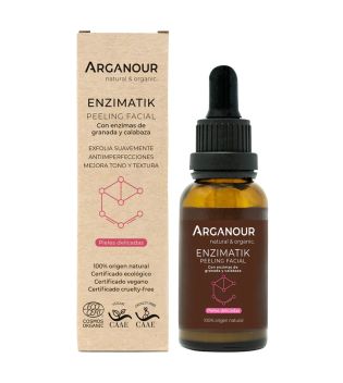 Arganour - Peeling facial con enzimas de granada y calabaza Enzimatik