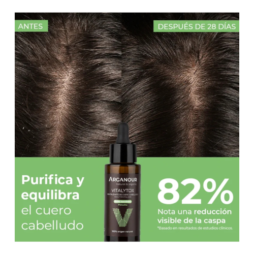 Arganour - Tratamiento revitalizante de cuero cabelludo Vitalytox