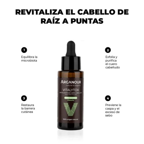 Arganour - Tratamiento revitalizante de cuero cabelludo Vitalytox