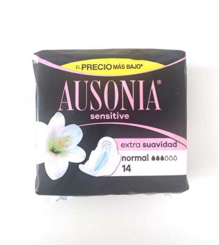 Ausonia - Compresas normal alas Sensitive - 14 unidades