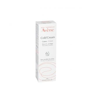 Avène - *Cold Cream* - Crema nutre, hidrata y protege - Pieles sensibles y muy secas