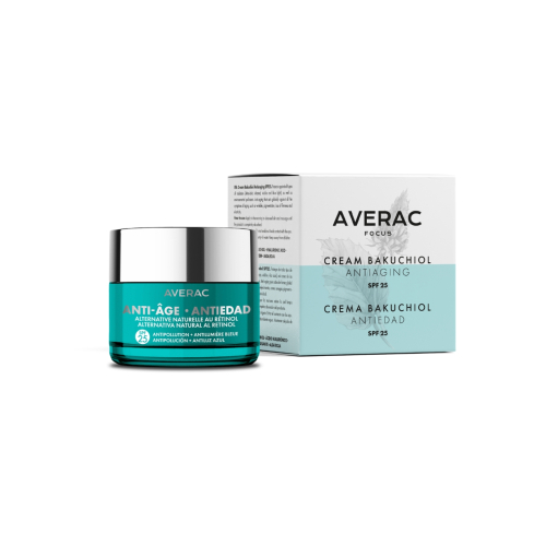 Averac Cosmetics - *Focus* - Crema facial antiedad Bakuchiol SPF25