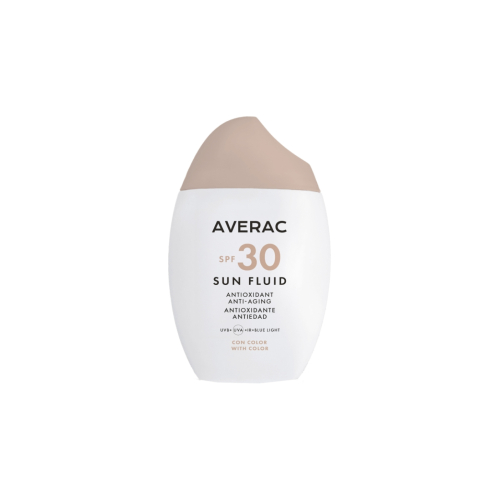 Averac Cosmetics - Protector solar facial antiedad con color - SPF30