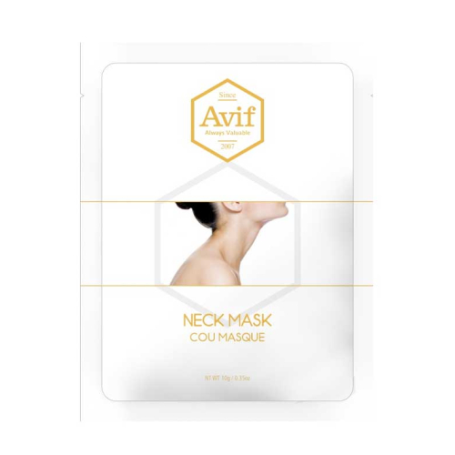 Avif - Mascarilla de bio-celulosa hidratante para cuello