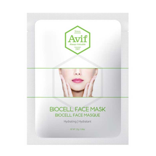 Avif - Mascarilla facial hidratante de bio-celulosa