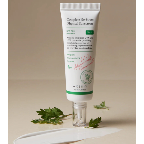 Axis-Y - Protector solar facial Complete No-Stress Physical SPF50+ PA++++