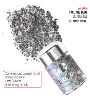 7DAYS - Glitter en gel para rostro y cuerpo - 04: Beauty Poison