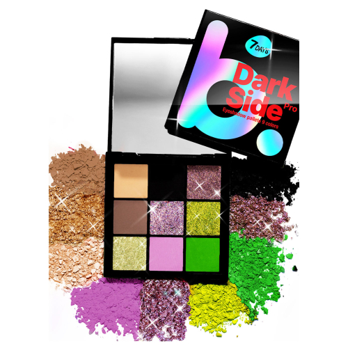 7DAYS - *Dark Side* - Paleta de sombras - 02: Magic Poison