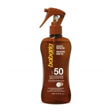 Babaria - Aceite bronceador solar en spray Coco 200ml - SPF50