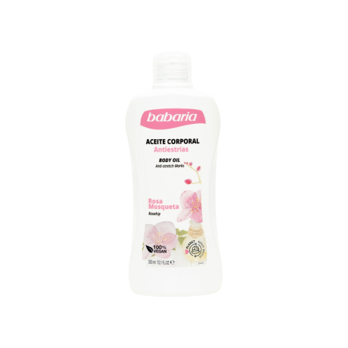 Babaria - Aceite corporal antiestrías con Rosa Mosqueta