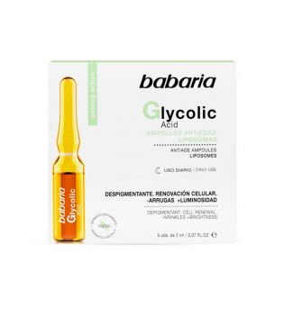 Babaria - Ampollas faciales antiedad Ácido Glicólico