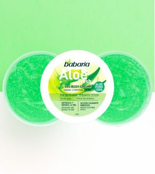 Babaria - Crema corporal en gel 100% Aloe Fresh