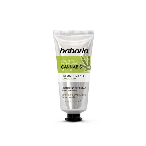 Babaria - Crema de manos nutritiva Cannabis