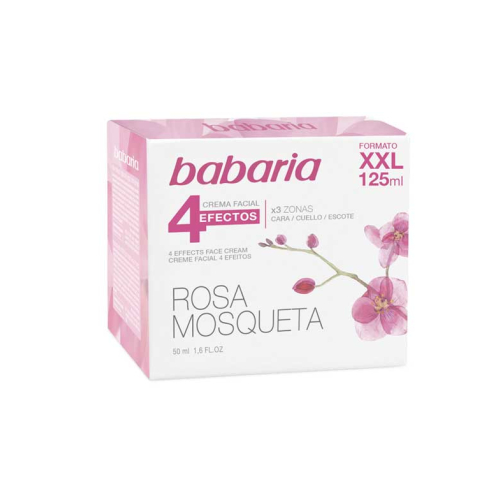 Babaria - Crema facial 4 efectos XXL - Rosa Mosqueta