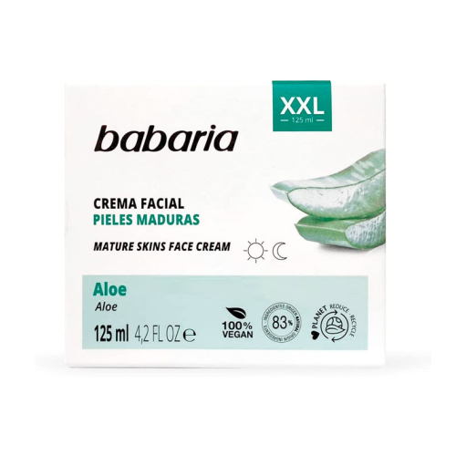 Babaria - Crema facial antiarrugas XXL - Aloe Vera