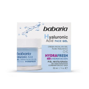 Babaria - Crema facial en gel con ácido hialurónico Hydrafresh