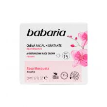 Babaria - Crema facial hidratante y reafirmante SPF15 - Rosa mosqueta
