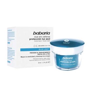 Babaria - Crema facial protección luz azul Dual Skin Defense