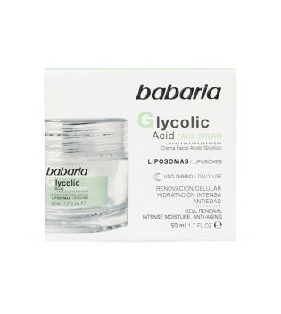 Babaria - Crema facial renovadora Ácido Glicólico