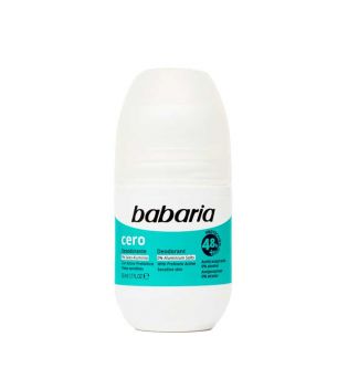 Babaria - Desodorante en roll on Cero - 0% sales aluminio