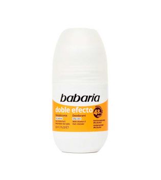 Babaria - Desodorante en roll on Doble Efecto - Piel sedosa